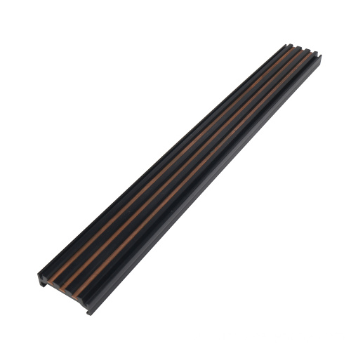 custom LED track extrusion conductors copper line plastic